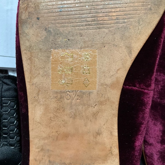 Madewell Velvet shoes sz 6.5 - Picture 7 of 7